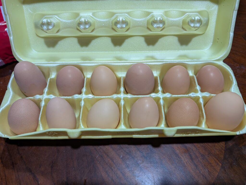 selling eggs